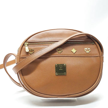 Mcm Crossbody Bag Brown Leather