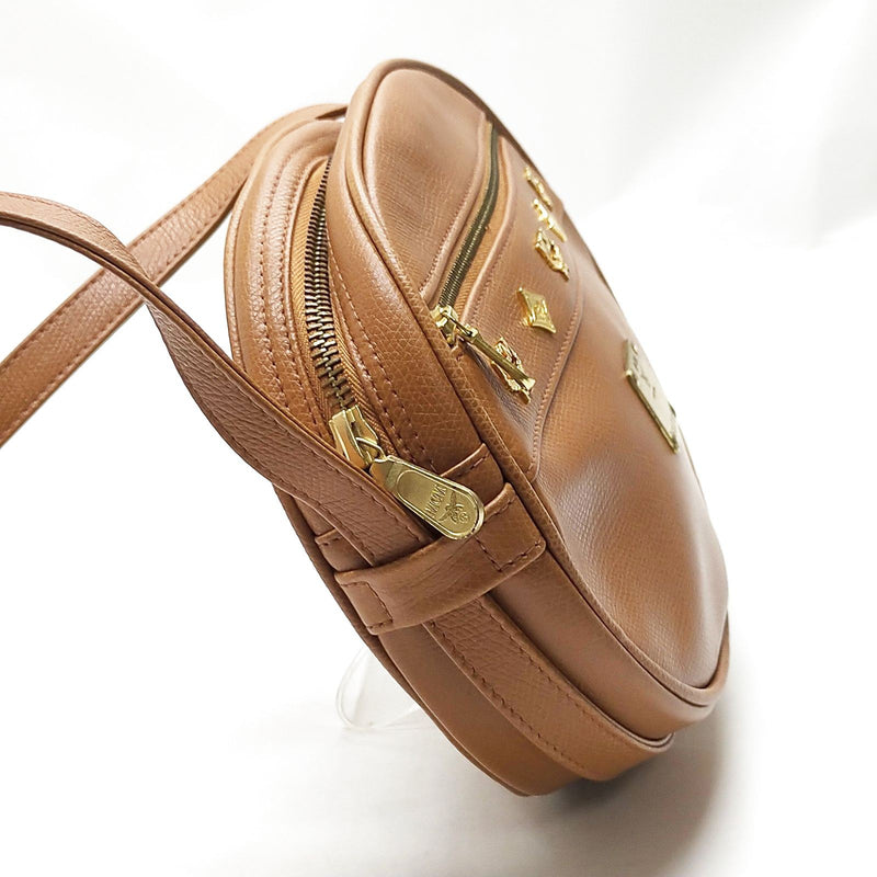 Mcm Crossbody Bag Brown Leather