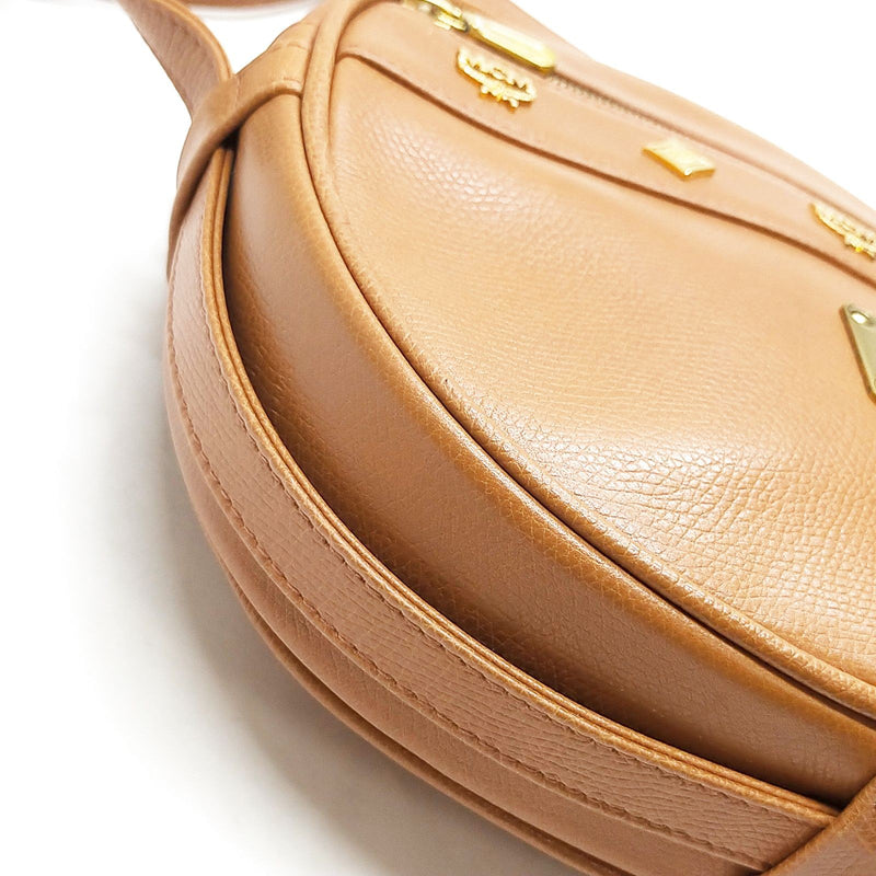 Mcm Crossbody Bag Brown Leather