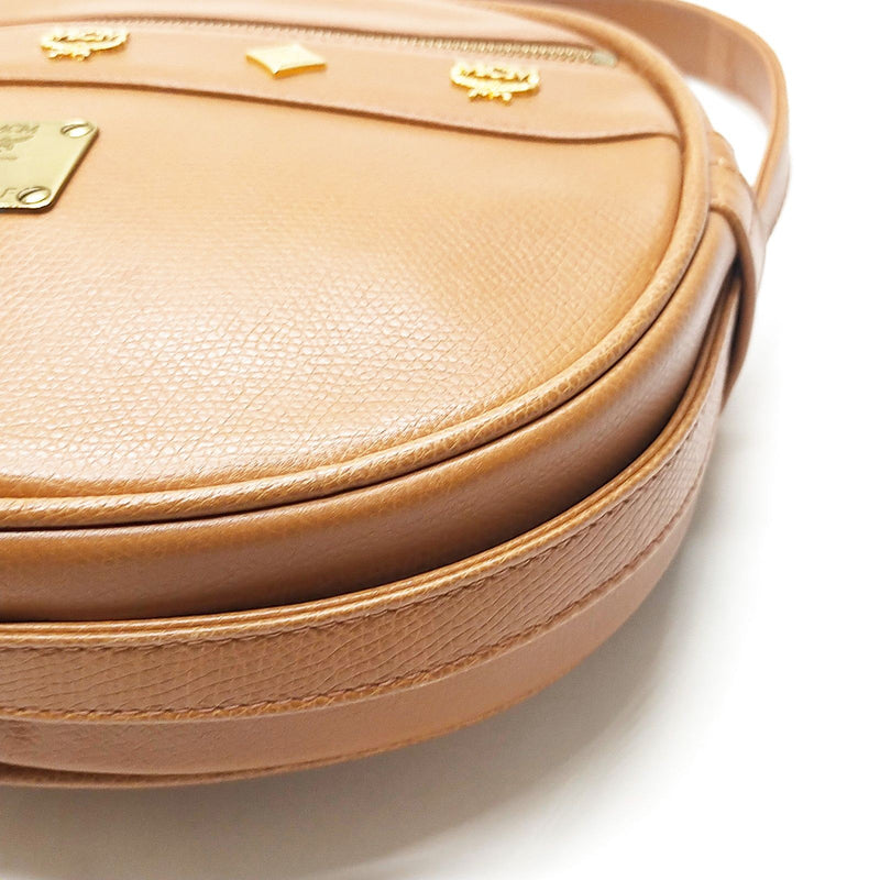 Mcm Crossbody Bag Brown Leather