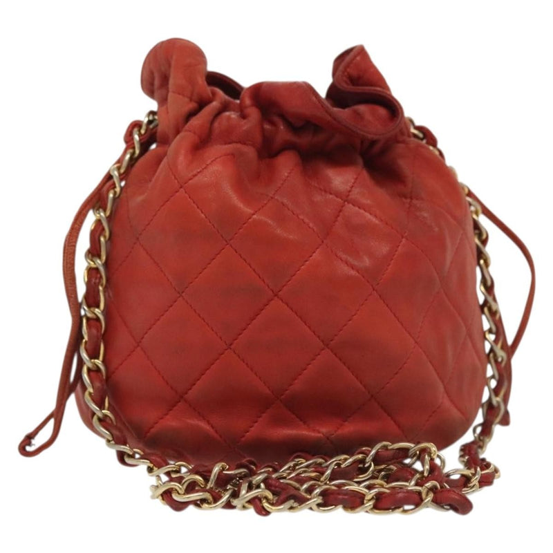 Chanel Matelasse Chain Shoulder Bag Lamb