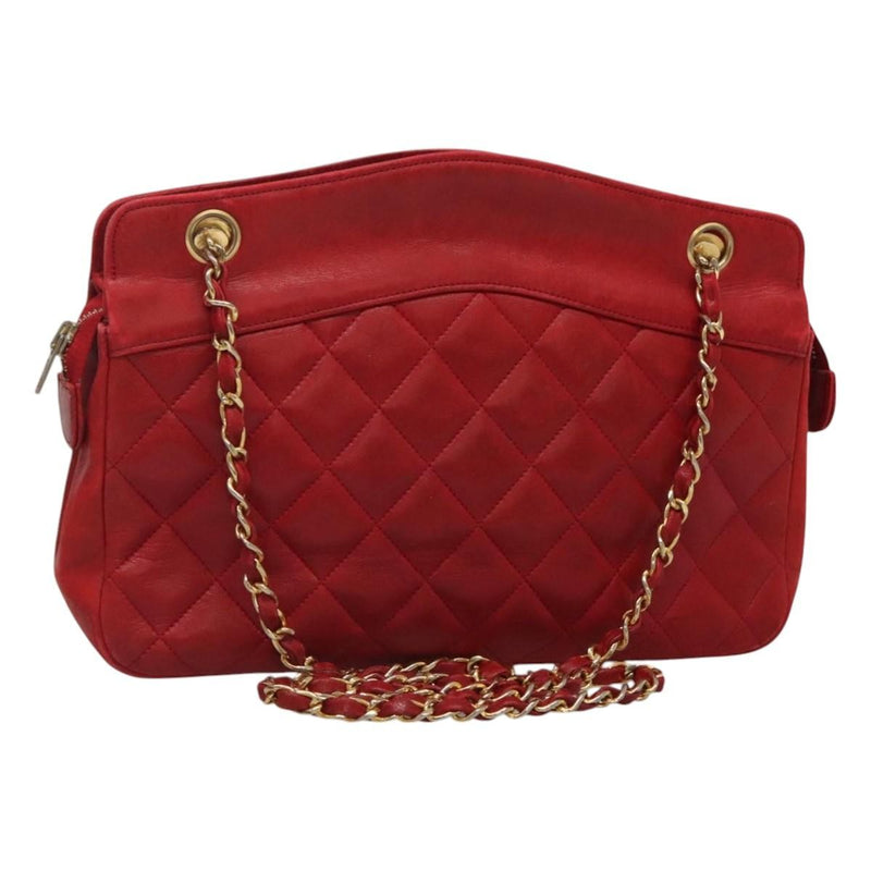 Chanel Matelasse Chain Shoulder Bag Lamb