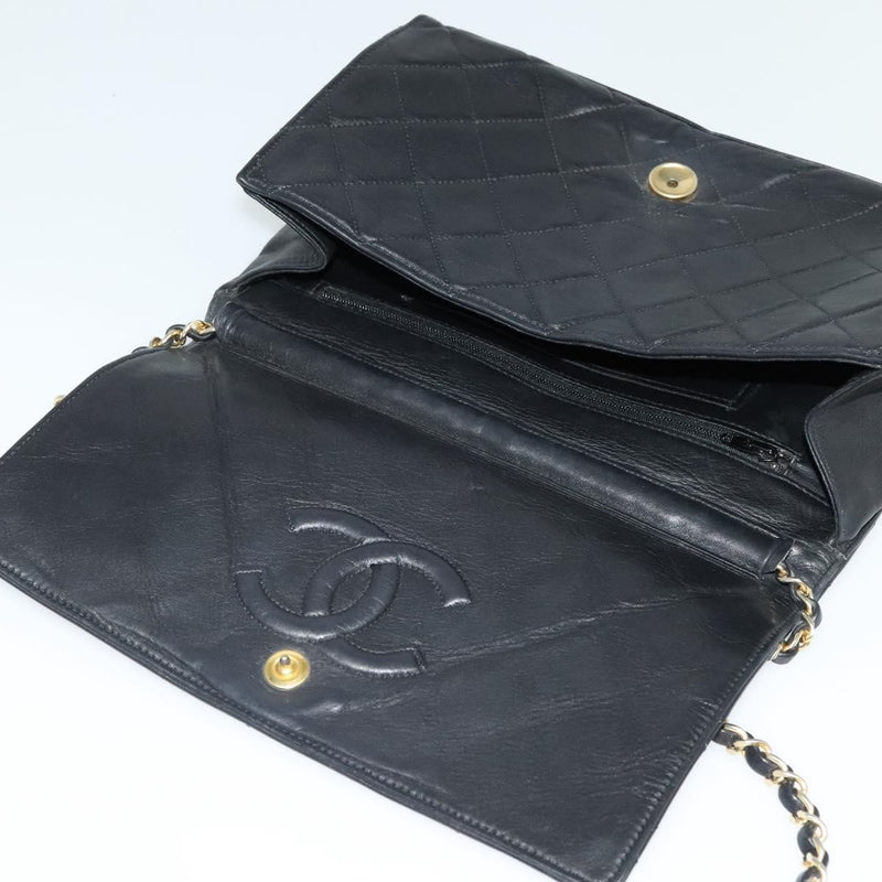 Chanel Matelasse Chain Shoulder Bag Lamb