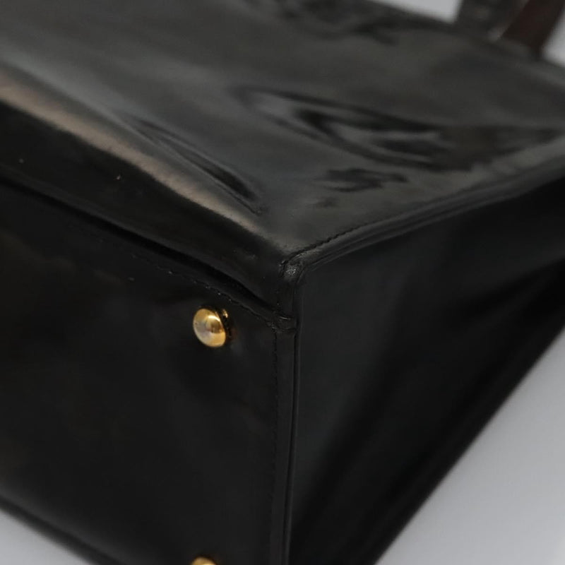 Chanel Coco Mark Tote Bag Patent Leather