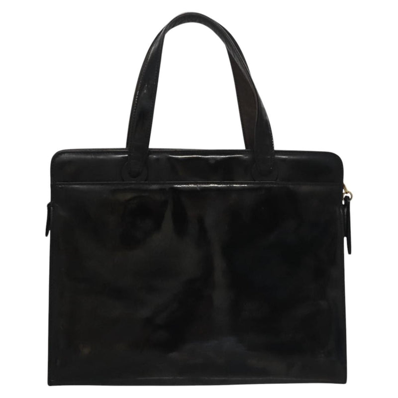 Chanel Coco Mark Tote Bag Patent Leather