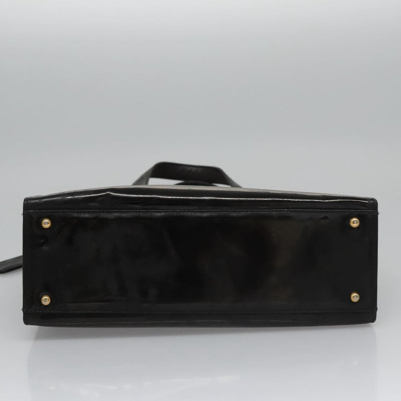 Chanel Coco Mark Tote Bag Patent Leather