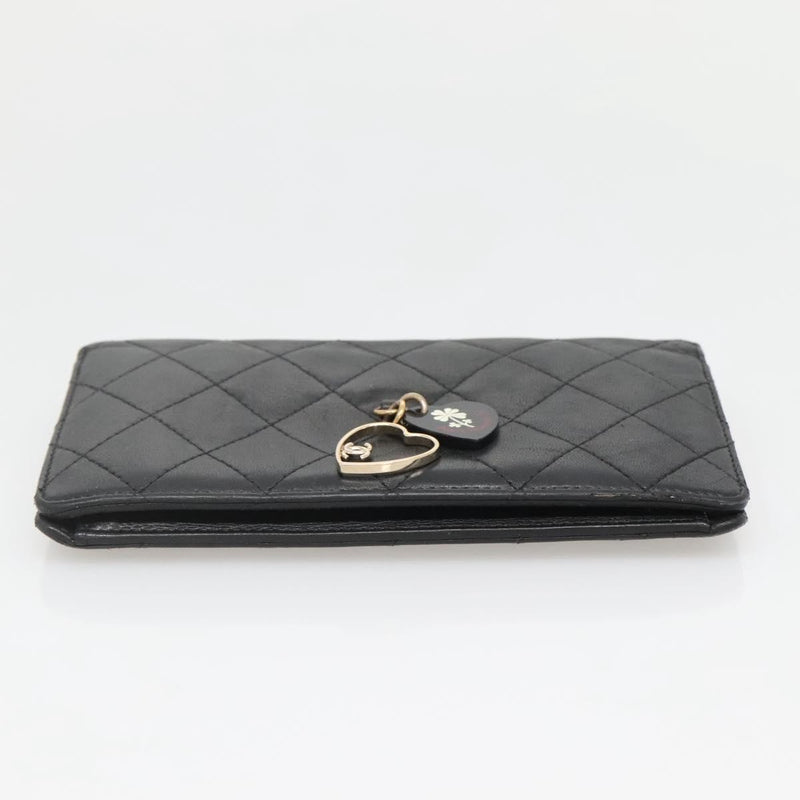 Chanel Matelasse Long Wallet Lamb Skin