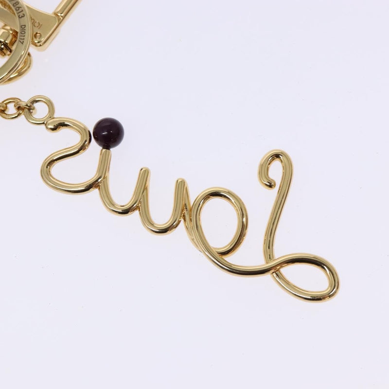 Louis Vuitton Wire Charm Metal Gold Lv