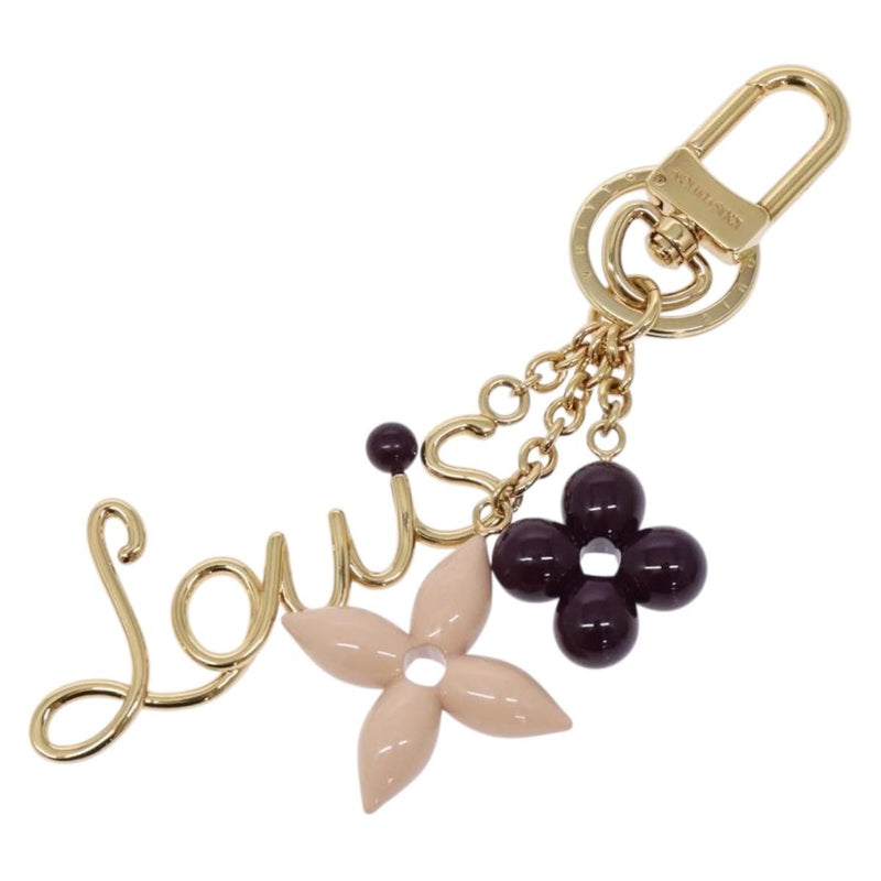 Louis Vuitton Wire Charm Metal Gold Lv