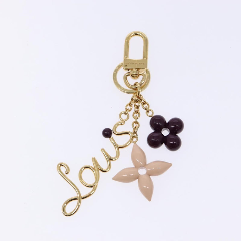 Louis Vuitton Wire Charm Metal Gold Lv
