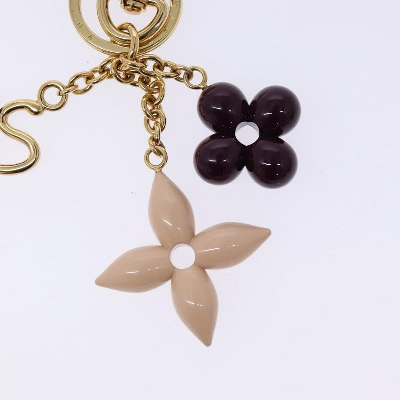 Louis Vuitton Wire Charm Metal Gold Lv