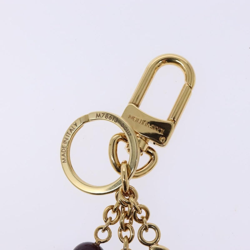 Louis Vuitton Wire Charm Metal Gold Lv