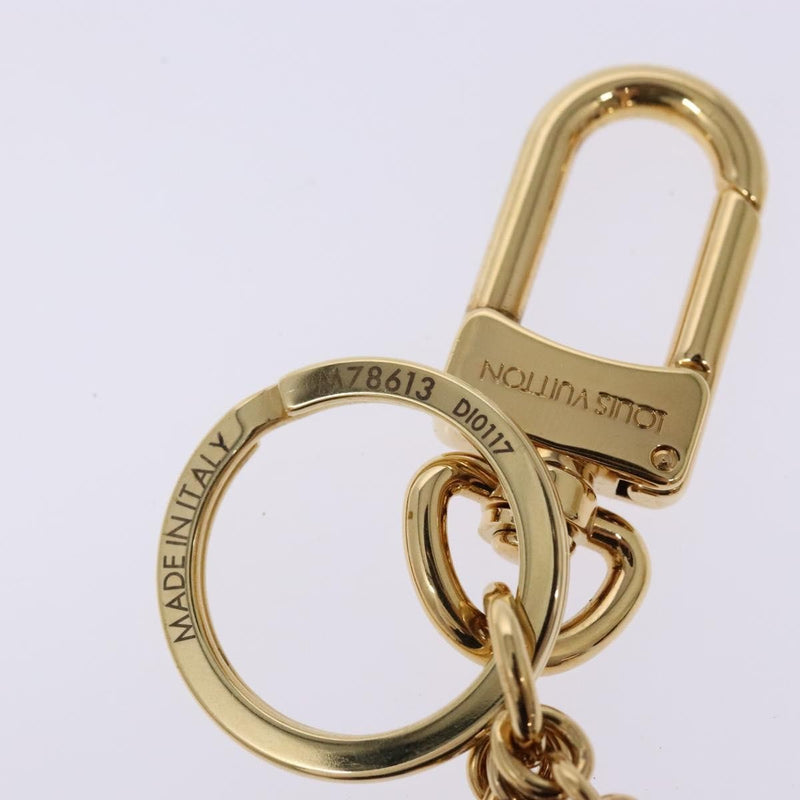 Louis Vuitton Wire Charm Metal Gold Lv