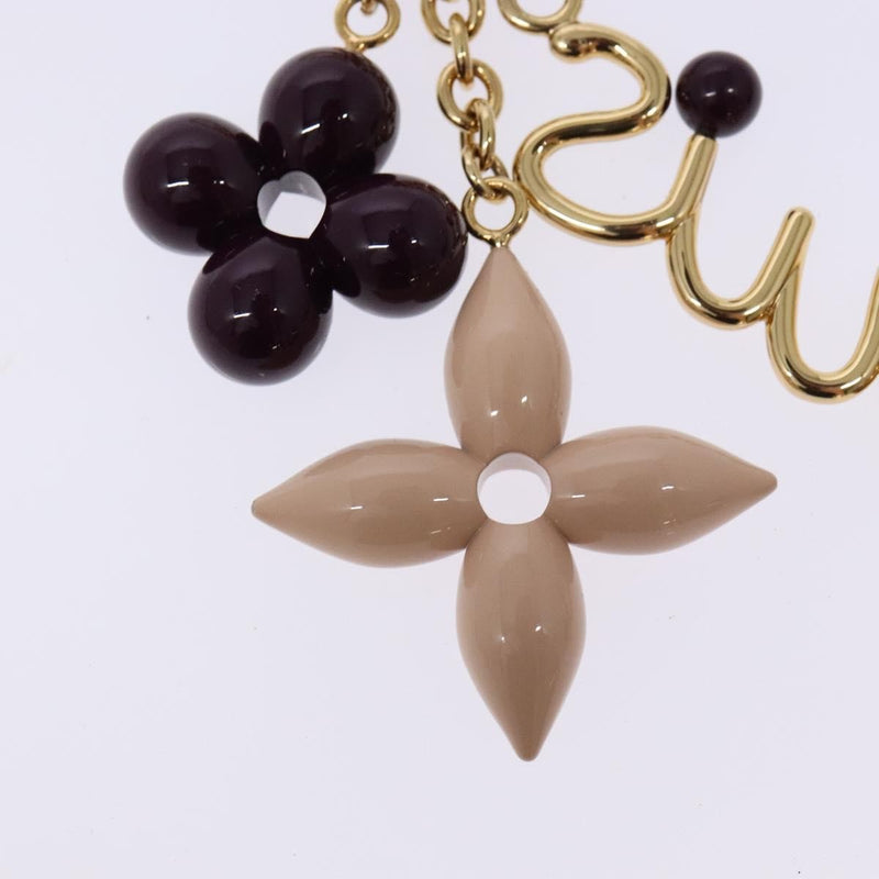 Louis Vuitton Wire Charm Metal Gold Lv