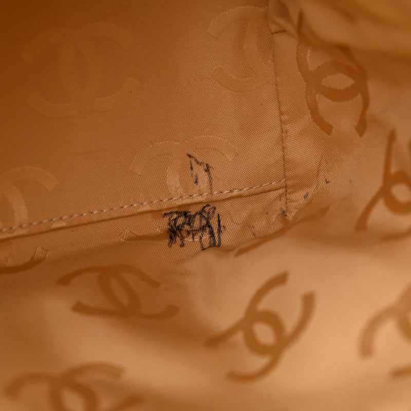 Caviar Wood Cc Drawstring Bucket Bag