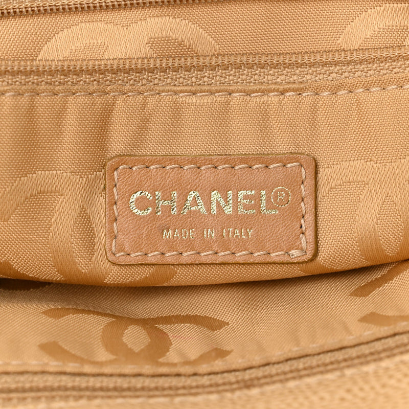 Caviar Wood Cc Drawstring Bucket Bag