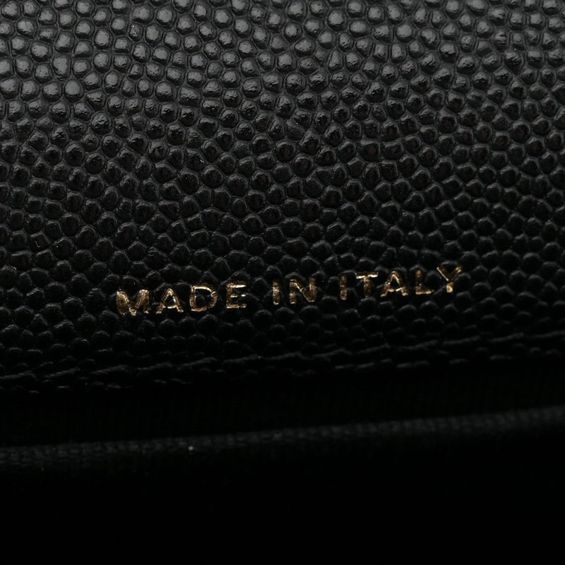 Caviar Quilted Pocket Twins Clutch With