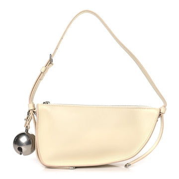Calfskin Mini Shield Sling Bag Pearl