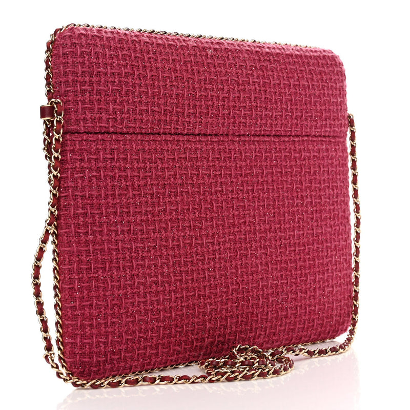 Tweed Chain Around Tablet Holder