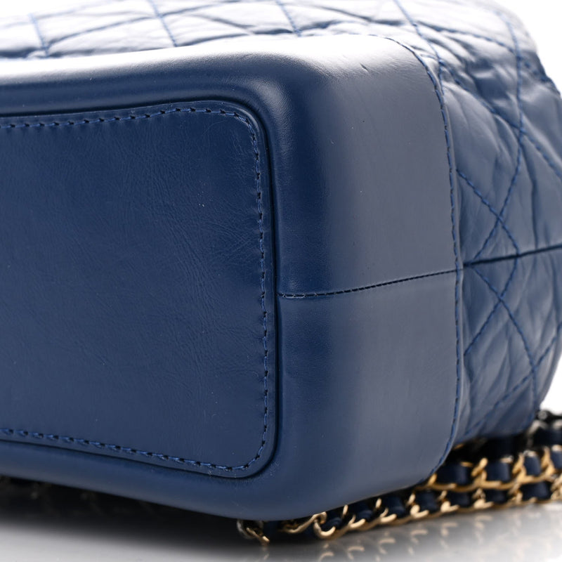 Aged Calfskin Quilted Small Gabrielle