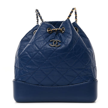 Aged Calfskin Quilted Small Gabrielle