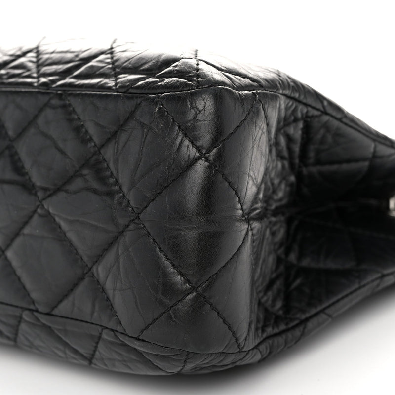 Aged Calfskin Reissue 2.55 Tote Black