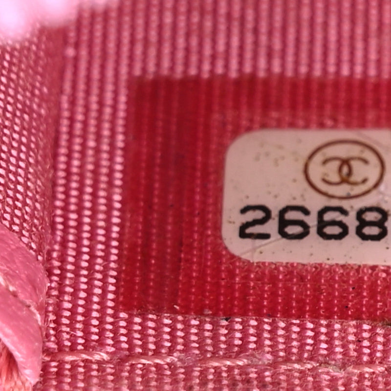 Calfskin Quilted Boy Zip Around Coin