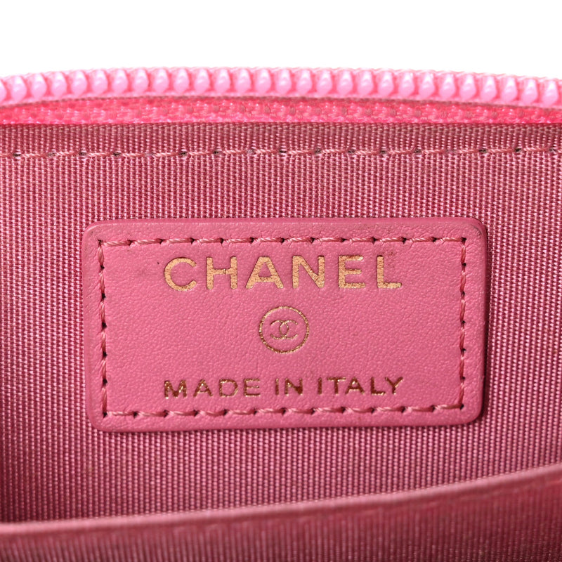 Calfskin Quilted Boy Zip Around Coin