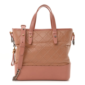 Aged Calfskin Quilted Medium Gabrielle