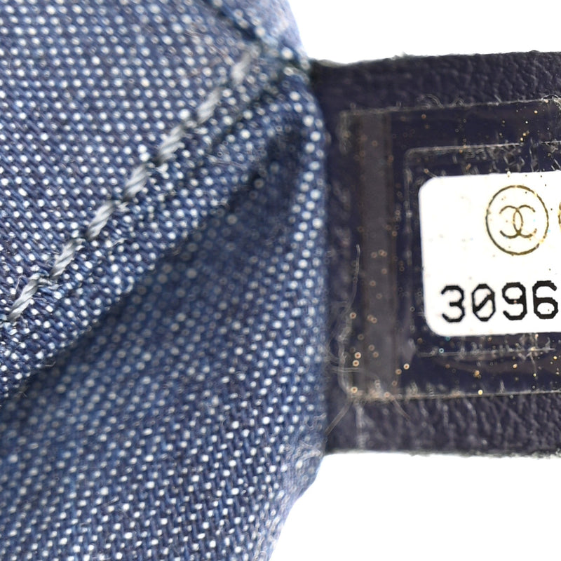 Straw Raffia Calfskin Chain Small