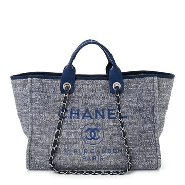 Woven Straw Raffia Medium Deauville Tote