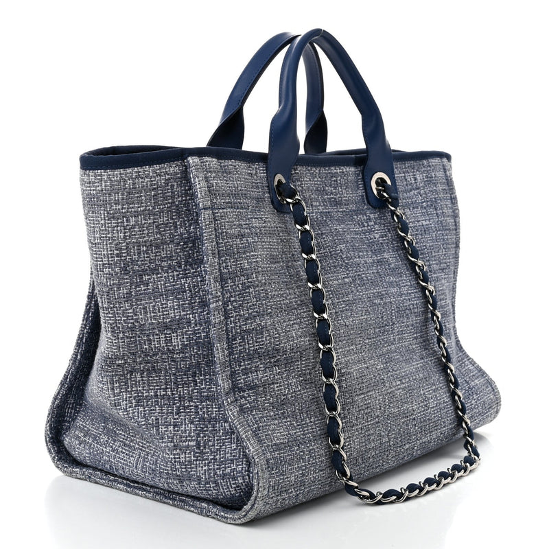 Woven Straw Raffia Medium Deauville Tote