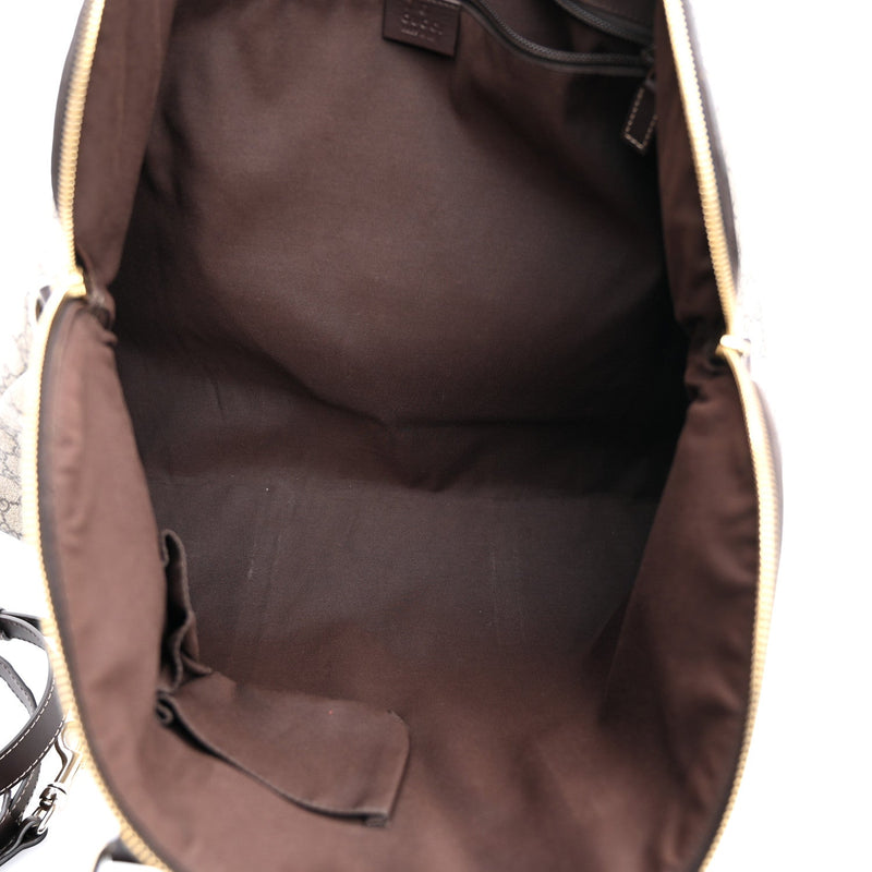 Gg Plus Travel Bag Dark Brown