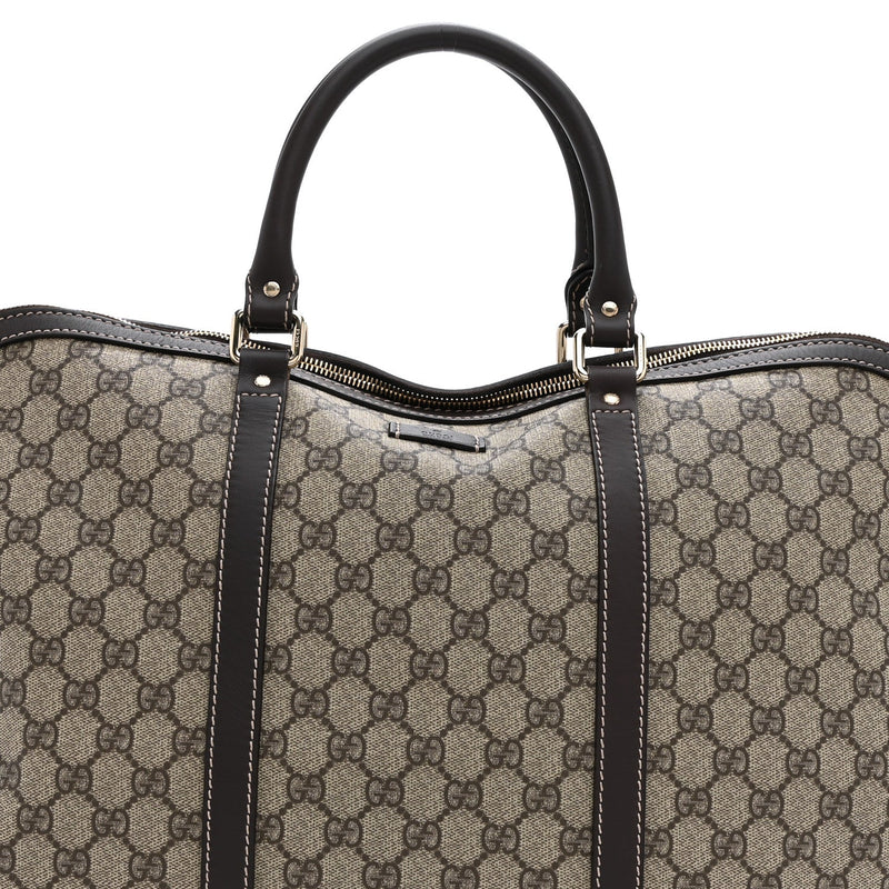 Gg Plus Travel Bag Dark Brown