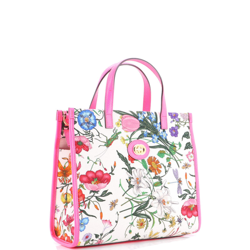 Convertible Tote Flora Canvas Medium