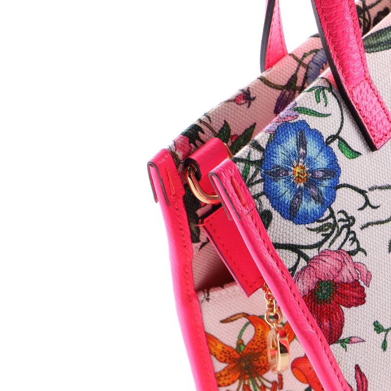 Convertible Tote Flora Canvas Medium