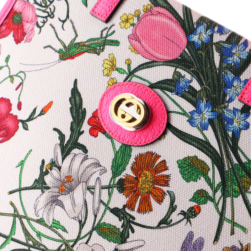 Convertible Tote Flora Canvas Medium