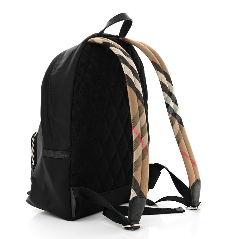 Nylon Check Abbeydale Simple Backpack