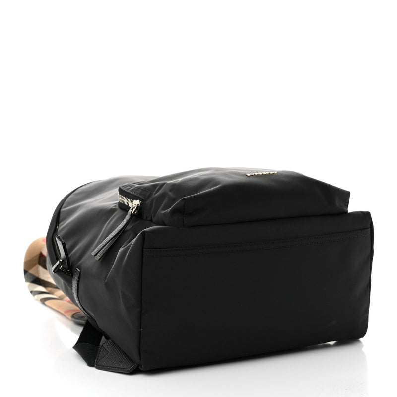 Nylon Check Abbeydale Simple Backpack