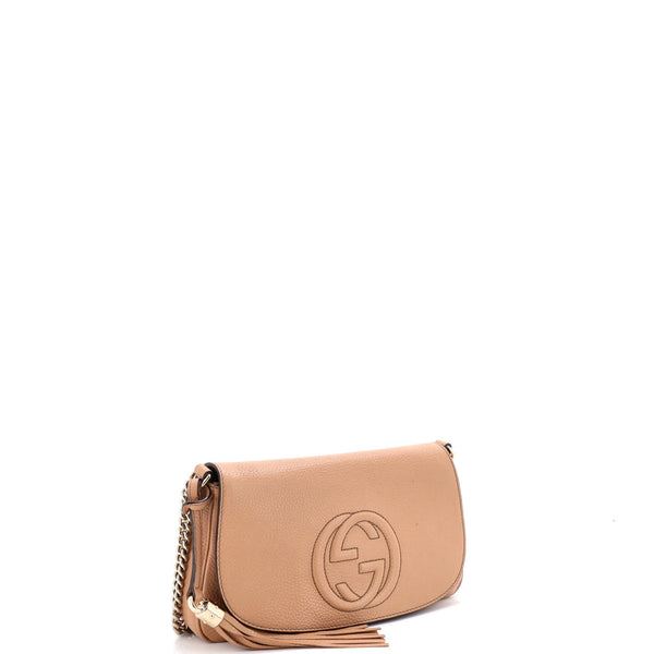 Soho Chain Crossbody Bag Leather Medium