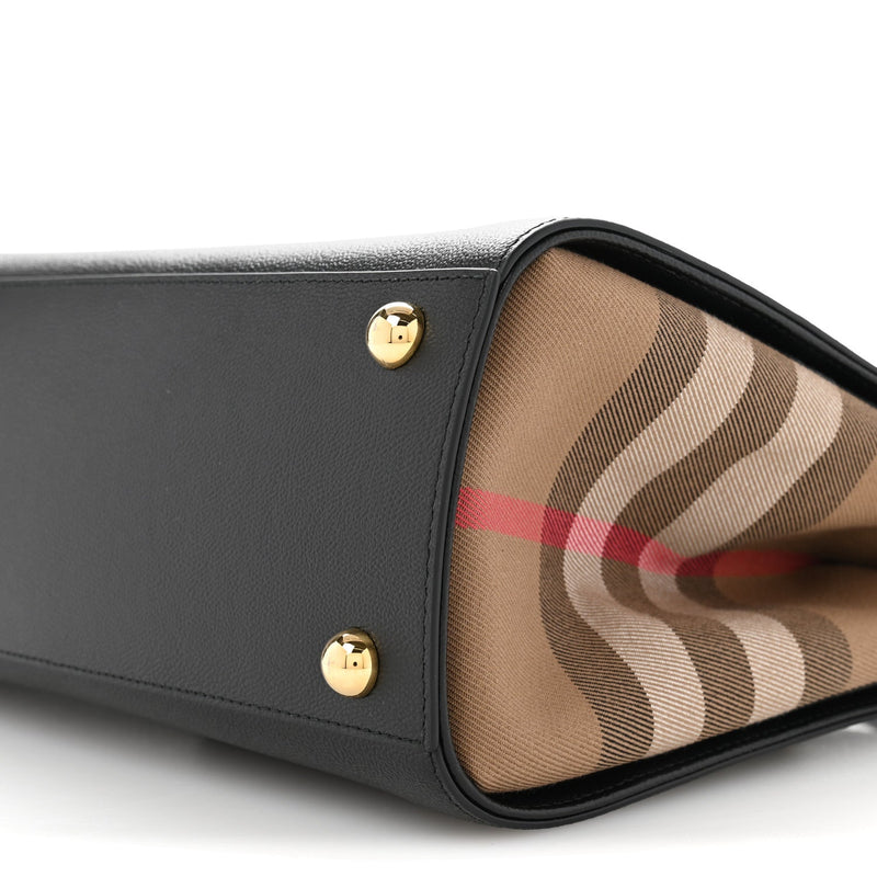 Calfskin Mega Check Small Banwell Tote