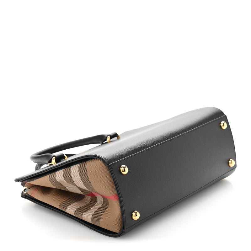 Calfskin Mega Check Small Banwell Tote