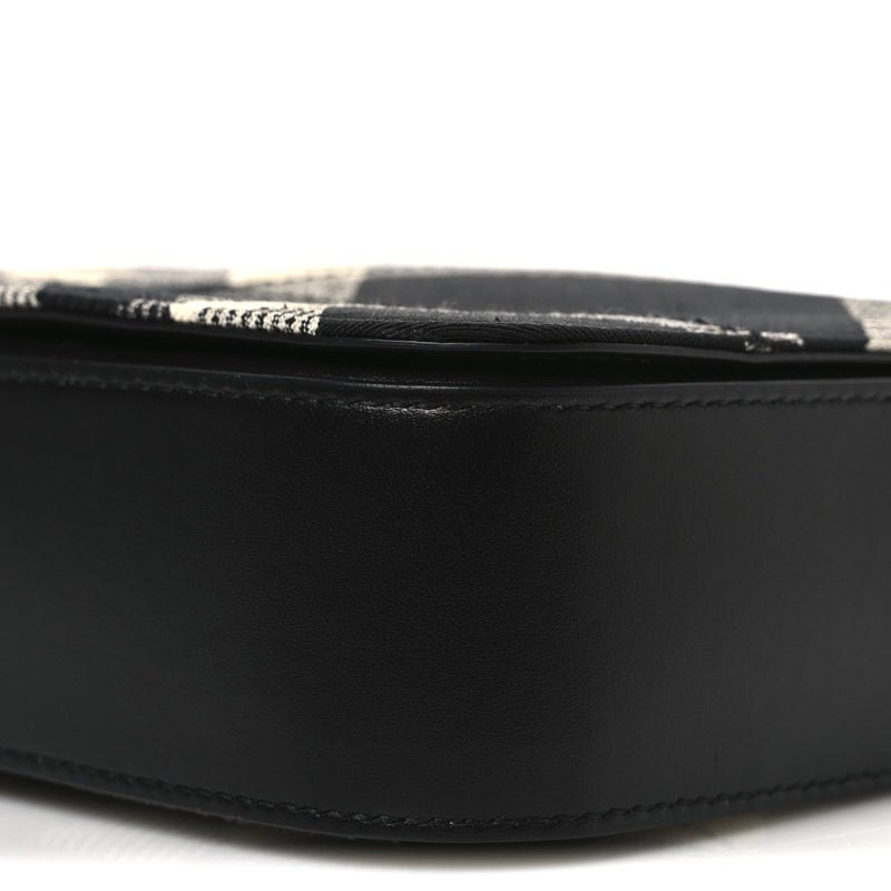 Jacquard Check Snip Bag Black