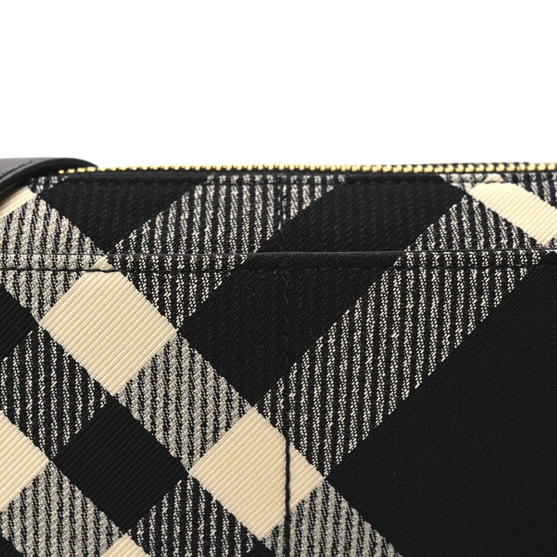 Jacquard Check Snip Bag Black