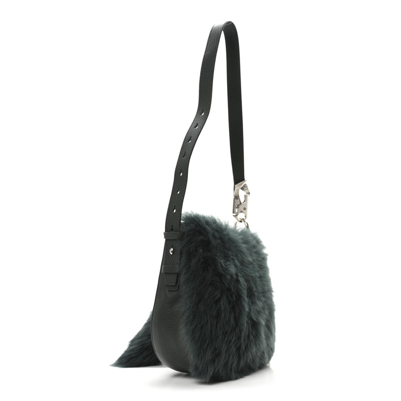 Shearling Small Knight Crossbody Bag