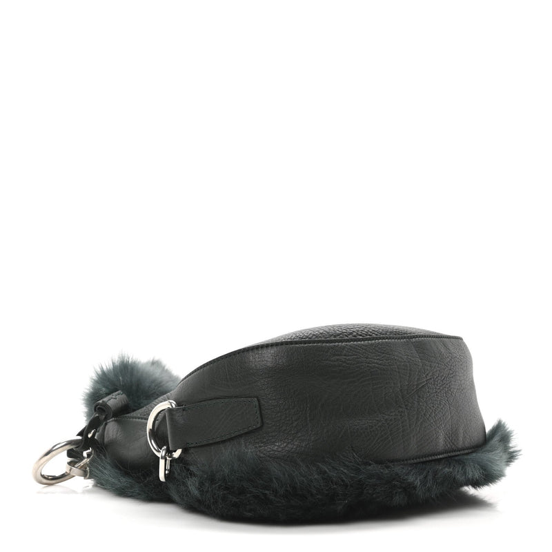 Shearling Small Knight Crossbody Bag