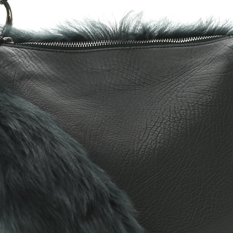 Shearling Small Knight Crossbody Bag