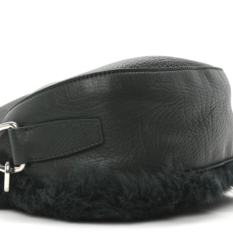 Shearling Small Knight Crossbody Bag