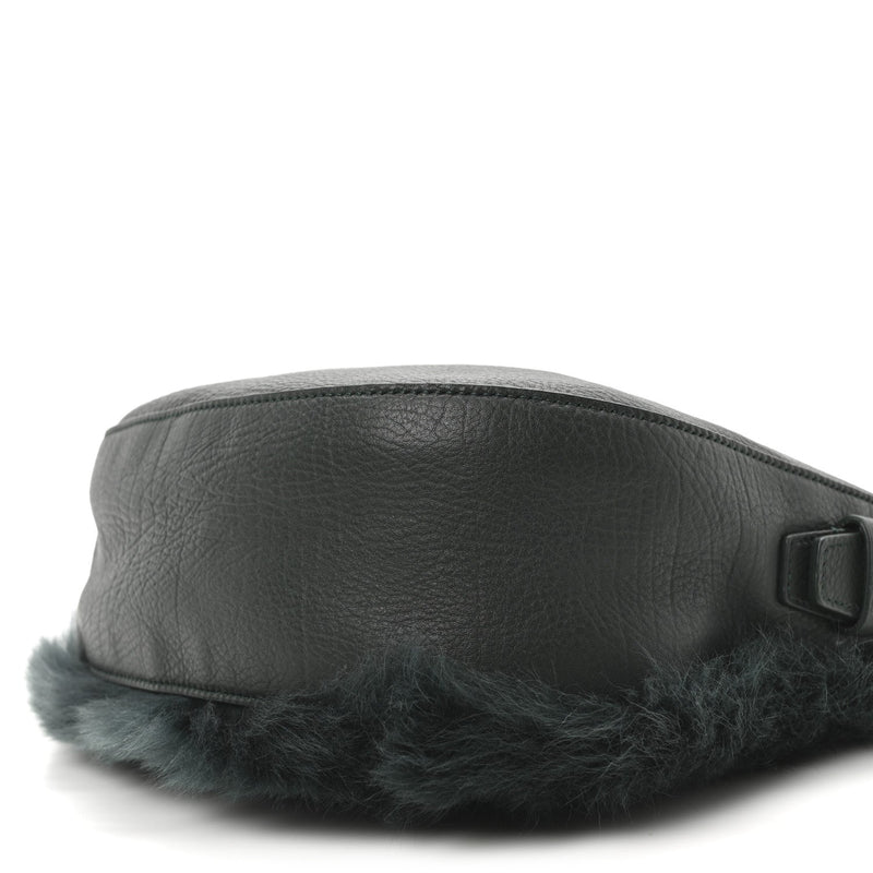 Shearling Small Knight Crossbody Bag