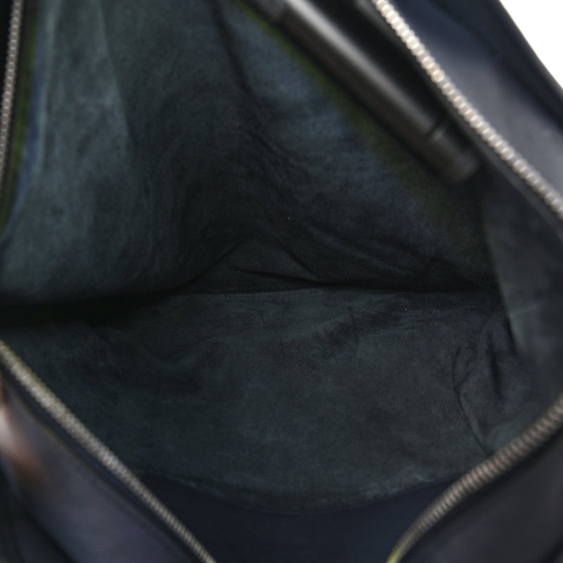 Grainy Calfskin Small Shield Twin Tote